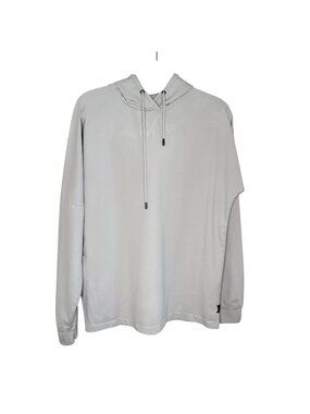 Good Man Brand Mens Light Gray Hoodie, M
